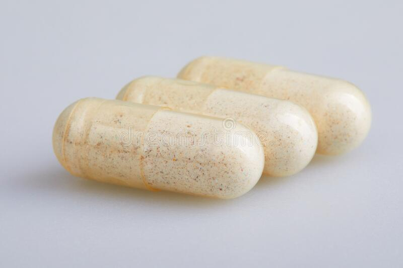 Iodine capsules.