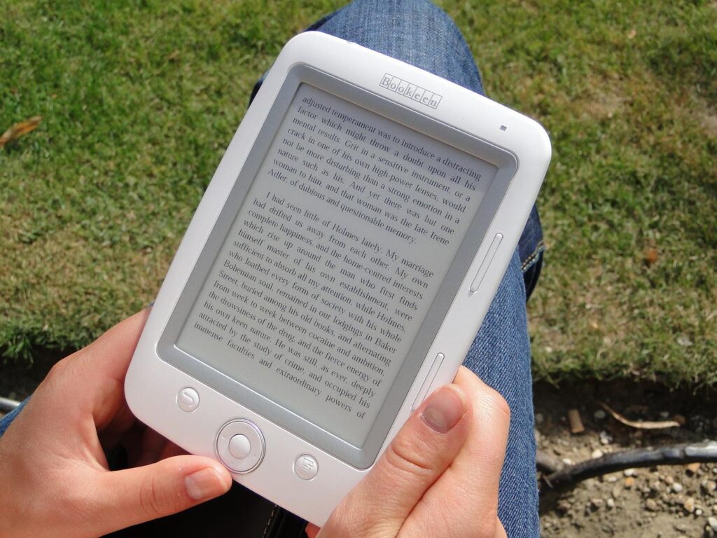 An e- book.