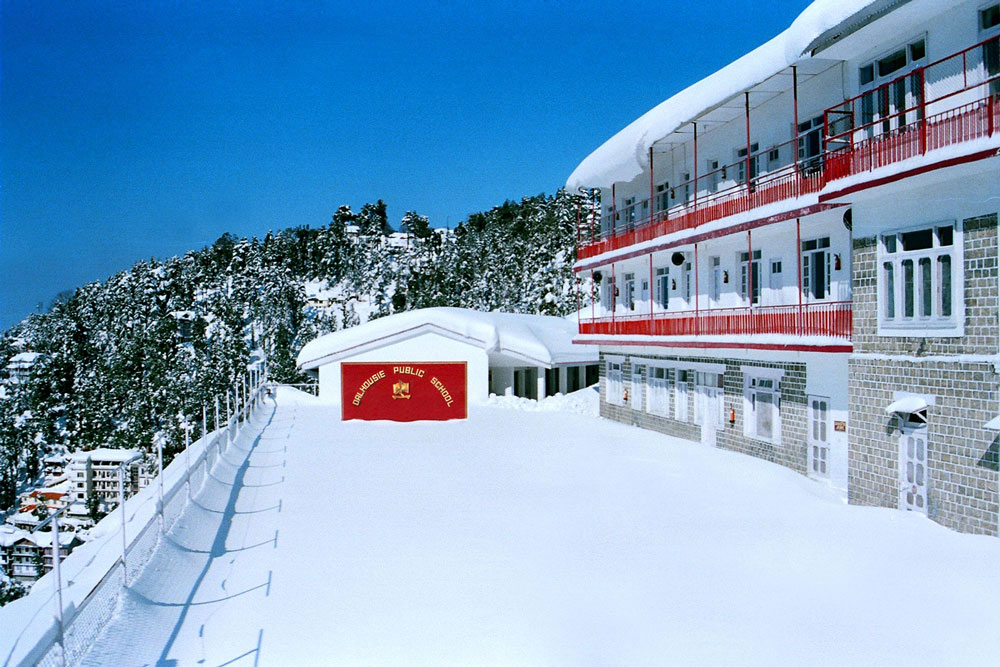 A scene after snowfall in Dalhousie.