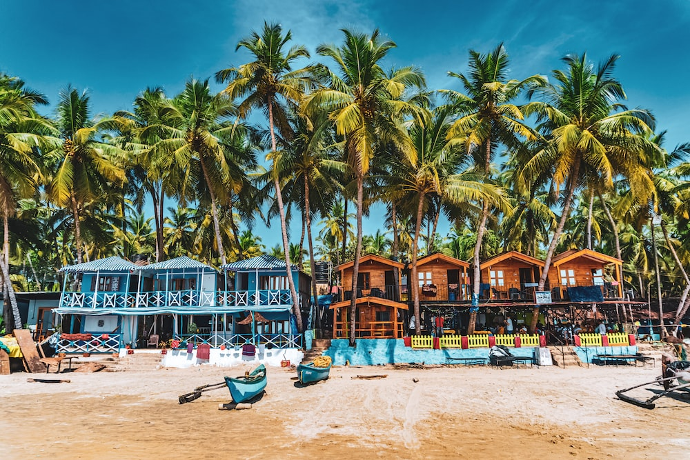 Huts In Goa.