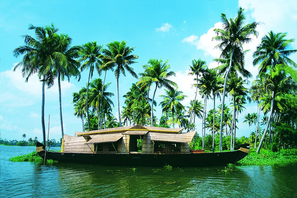 A boat sailing in water.