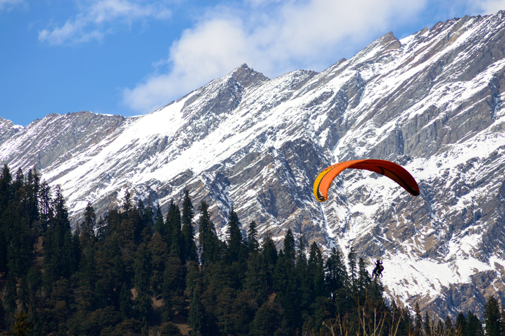 Panormic view of Manali.