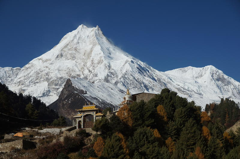 Manaslu Mountain.