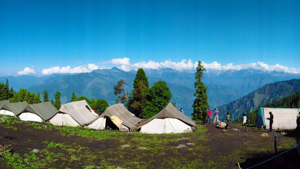 Tents In Kanatal.