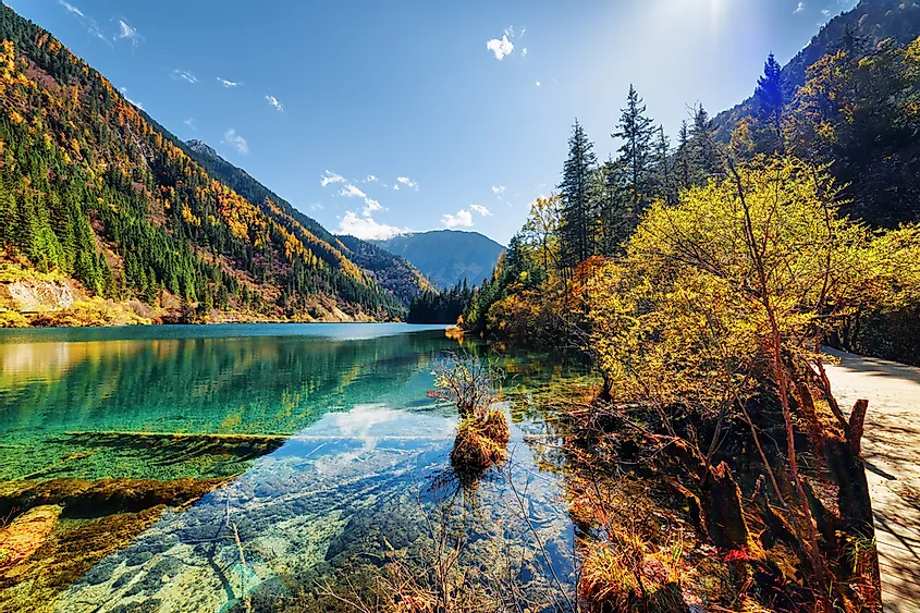 Jiuzhaigou National Park, China.